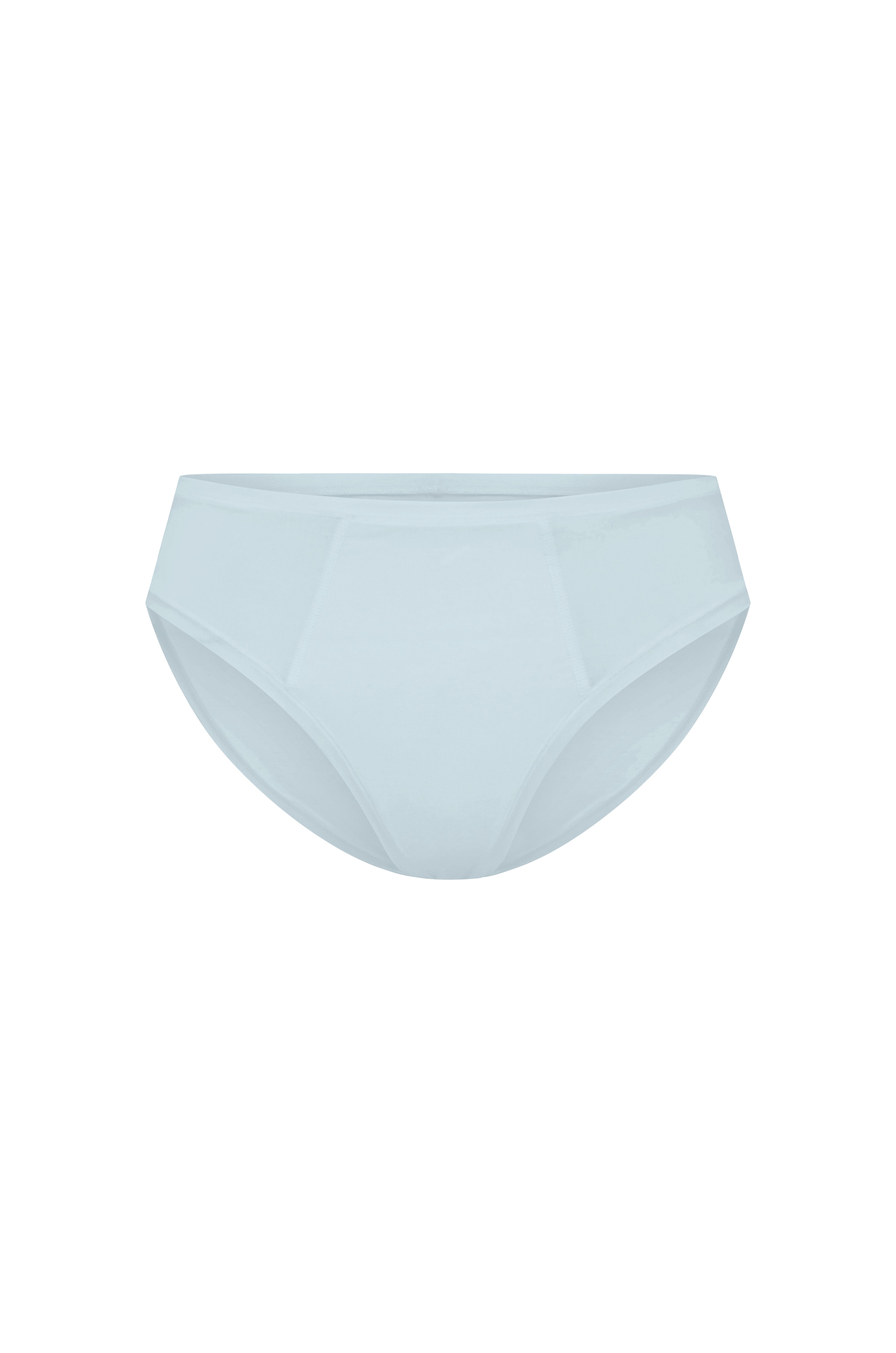 Women's Daybreak Mid Brief featuring soft folded edges and a double-lined front made from a silky-soft micromodal blend front view