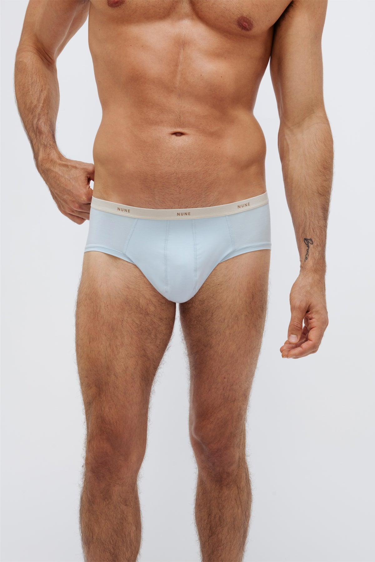 Daybreak men's original briefs worn by male model cropped view
