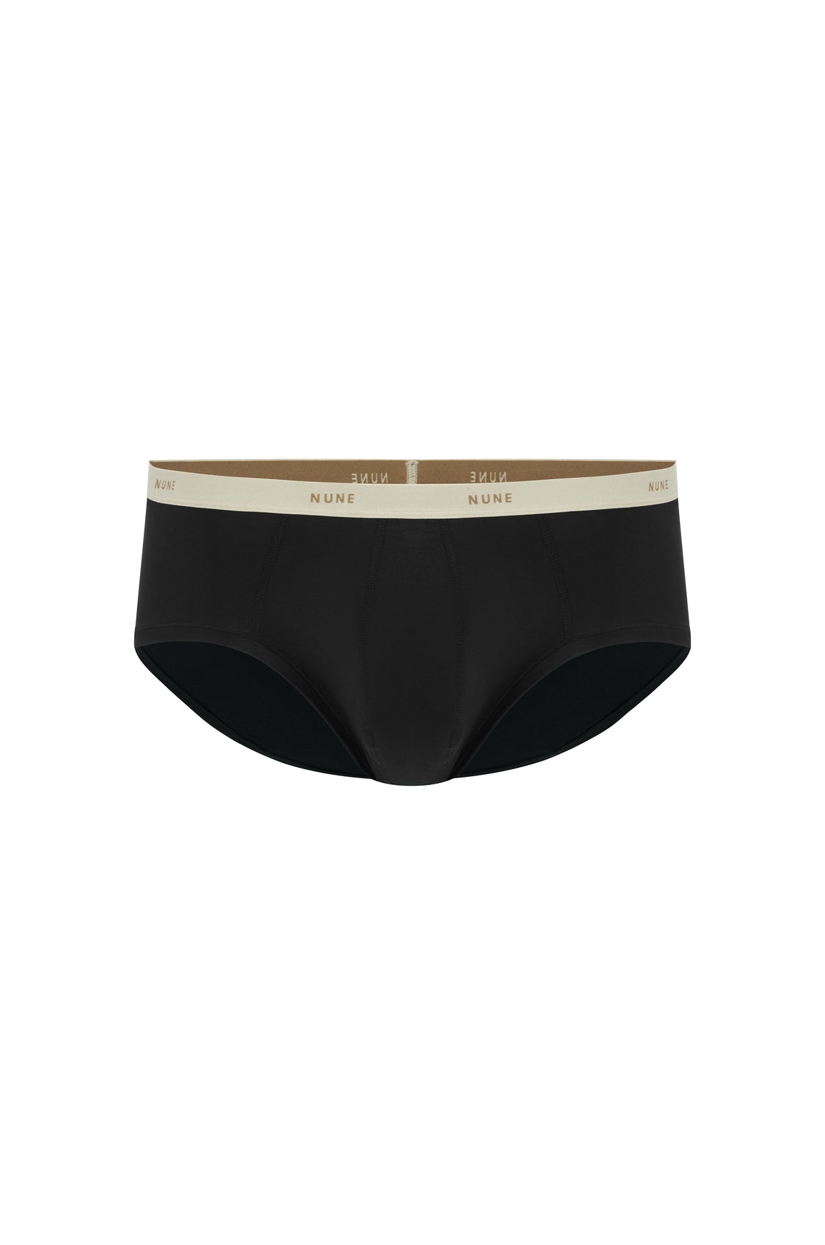 Men's Black Original Brief made from soft micromodal blend front view