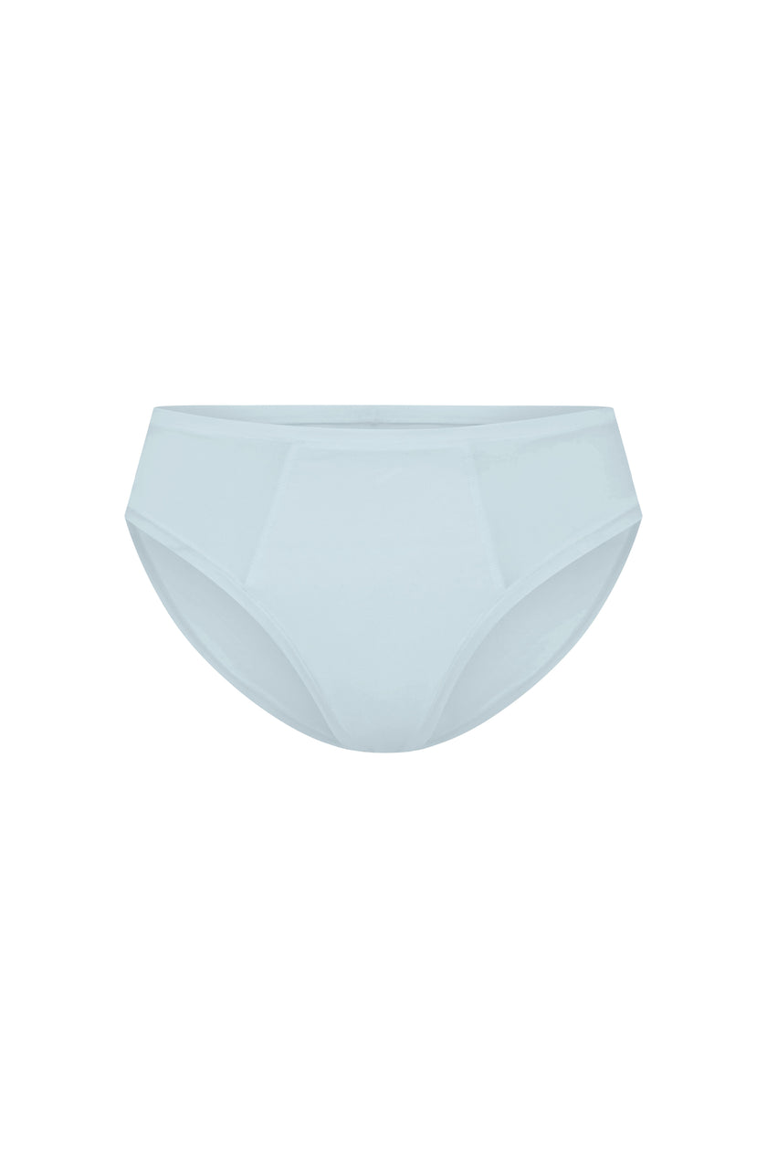 Women's Daybreak Mid Brief featuring soft folded edges and a double-lined front made from a silky-soft micromodal blend front view
