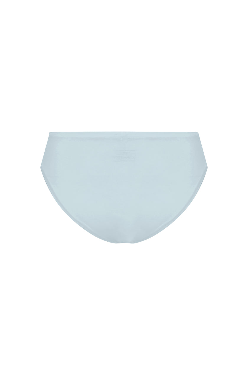 Women's Daybreak Mid Brief featuring soft folded edges and a double-lined front made from a silky-soft micromodal blend back view