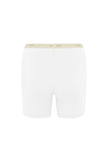 Women’s Boxer Brief in White silky-soft micromodal blend, like his Boxer Briefs, only cooler, back view