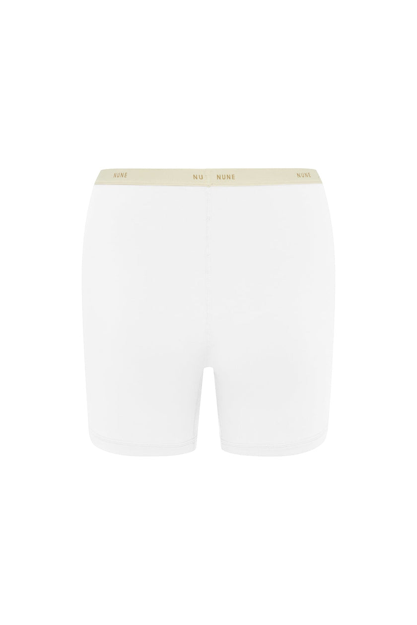 Women’s Boxer Brief in White silky-soft micromodal blend, like his Boxer Briefs, only cooler, back view