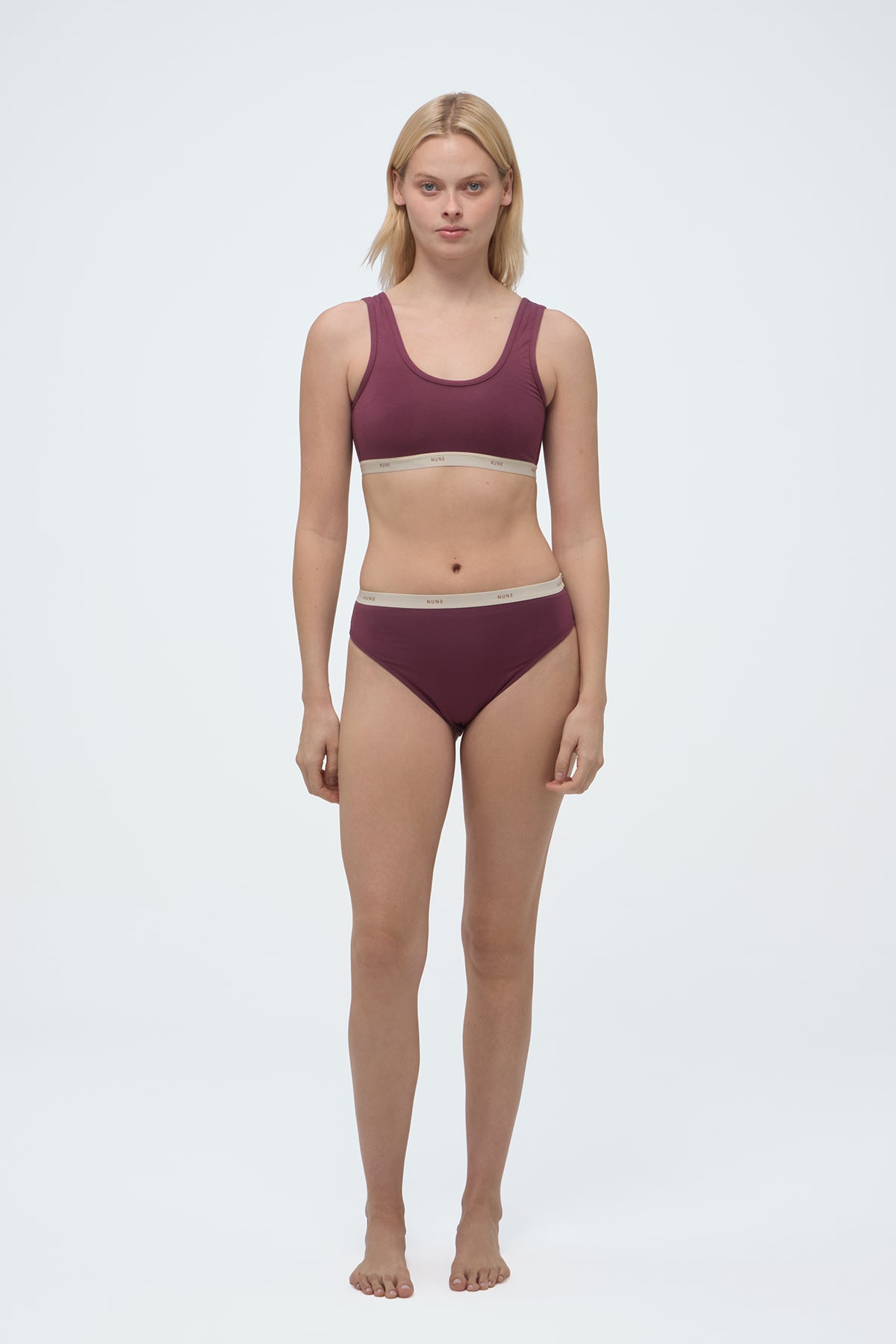 High Cut High Waisted  Brief - Black