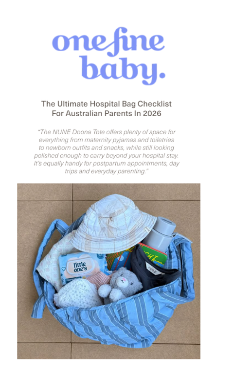 One Fine Baby Hospital Bag