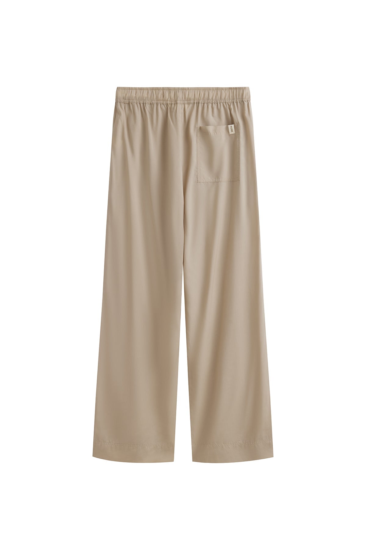 Oat Long Sleep Pant Macel, back view showing back pocket