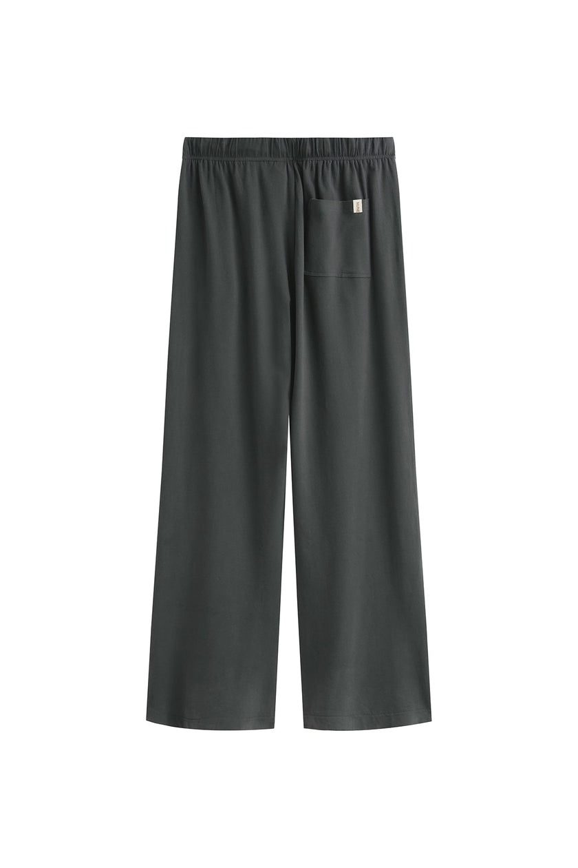 Cosy Pant in Charcoal, back view showing back pocket