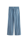 Long Sleep Pant Macel in Daybreak Stripe back view showing back pocket