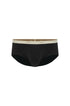 Men's Black Original Brief made from soft micromodal blend front view