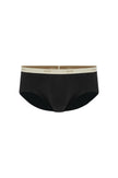 Men's Black Original Brief made from soft micromodal blend front view