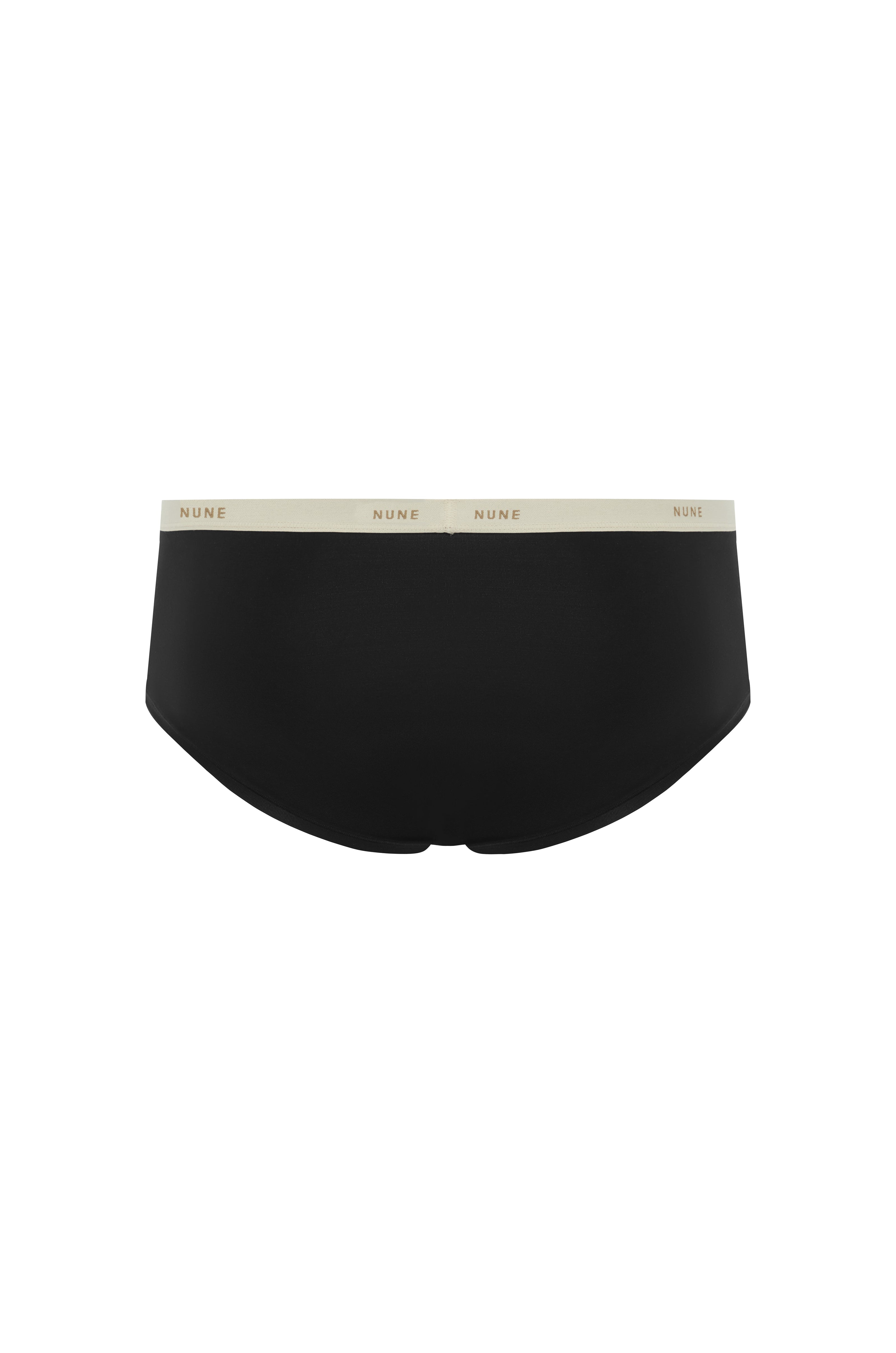 Men's Black Original Brief made from soft micromodal blend back view