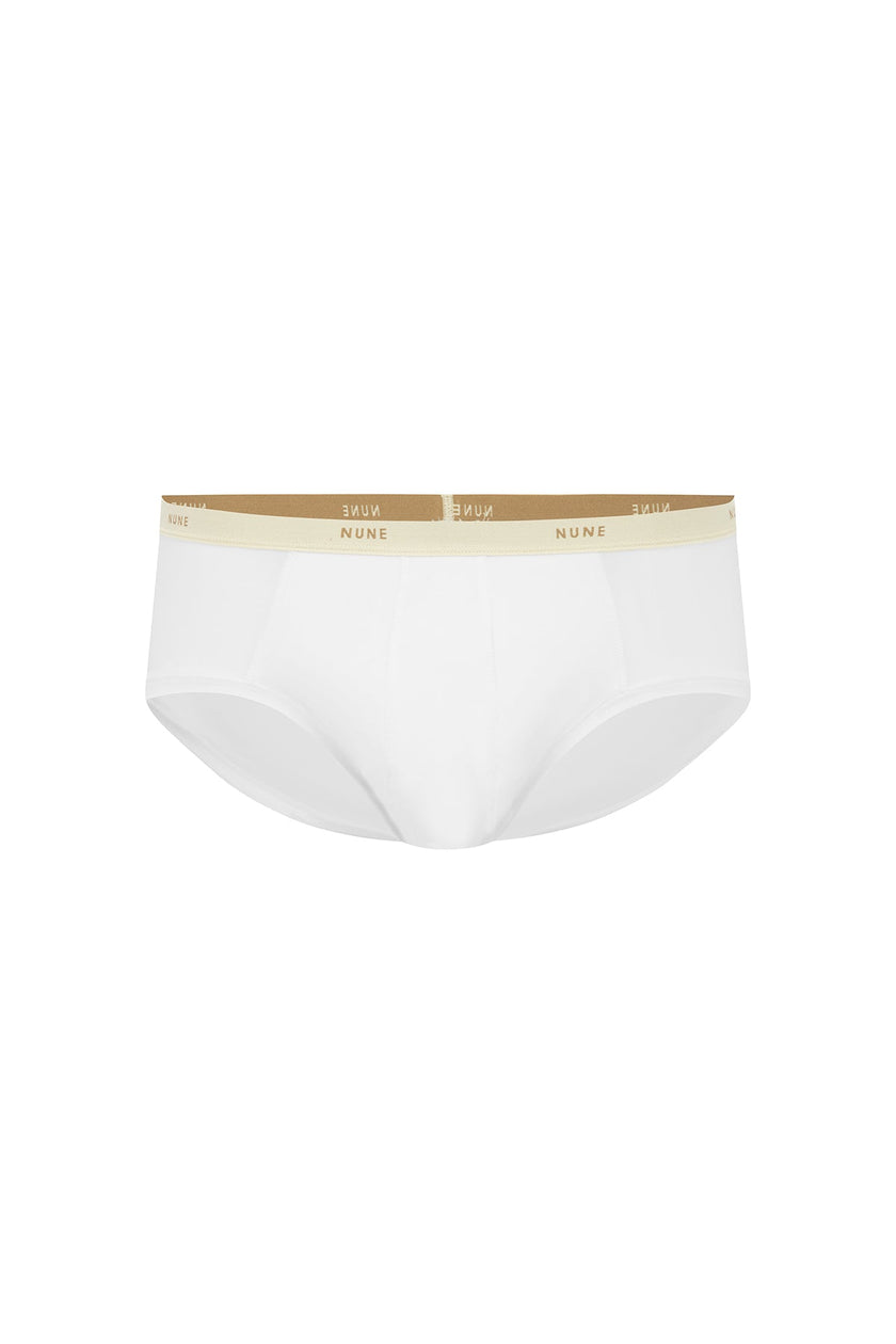 Men's Original Brief in White front view 