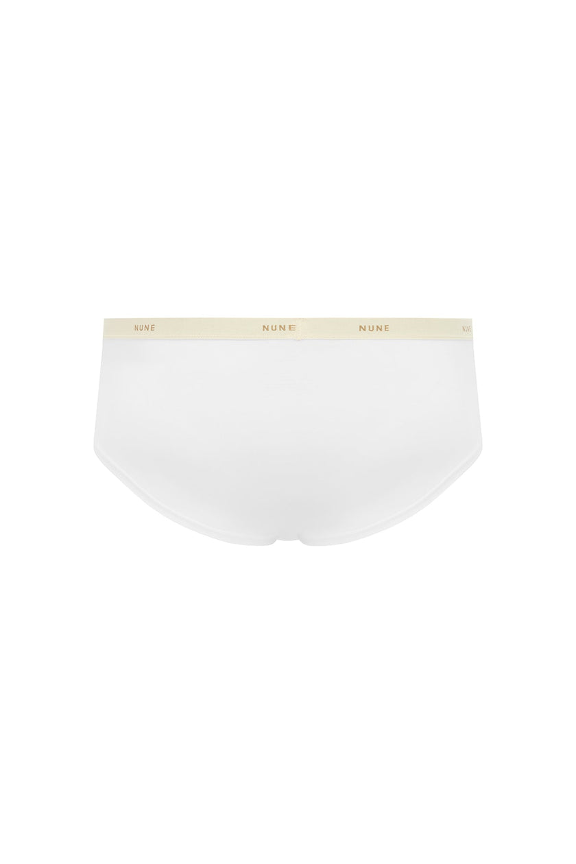 Men's Original Brief in White back view 
