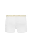 Men's White Original Boxer Brief made from soft micromodal blend back view