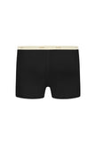 Men's Black Original Boxer Brief made from soft micromodal blend back view