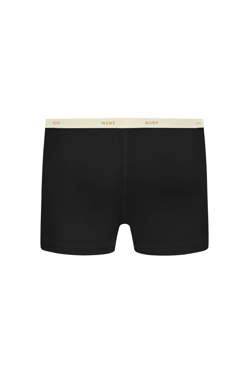 Men's Black Original Boxer Brief made from soft micromodal blend back view