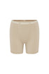 Women’s Boxer Brief in Latte silky-soft micromodal blend, like his Boxer Briefs, only cooler, front view