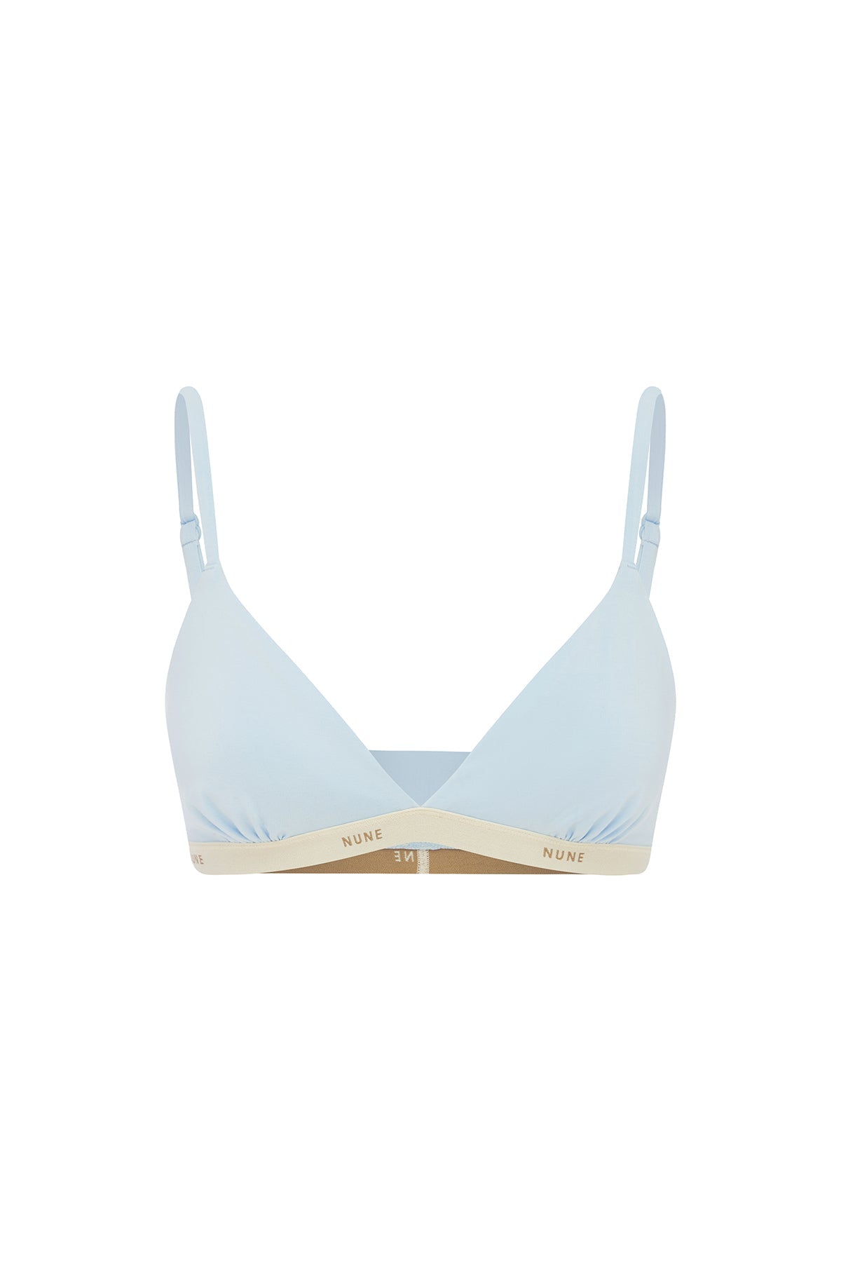 Triangle Bralette with a flattering low neckline and adjustable straps in daybreak silky-soft micromodal blend, front view
