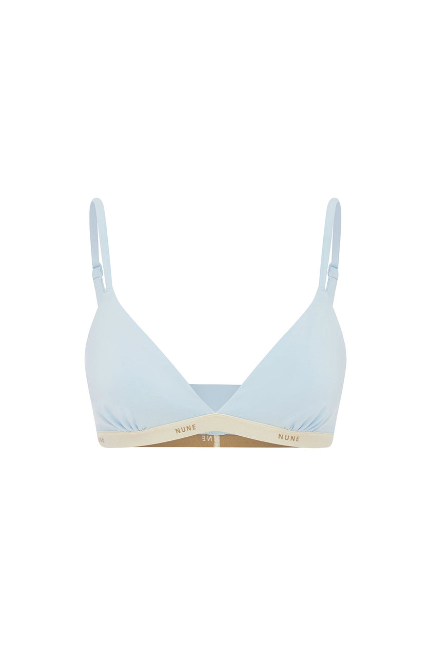 Triangle Bralette with a flattering low neckline and adjustable straps in daybreak silky-soft micromodal blend, front view