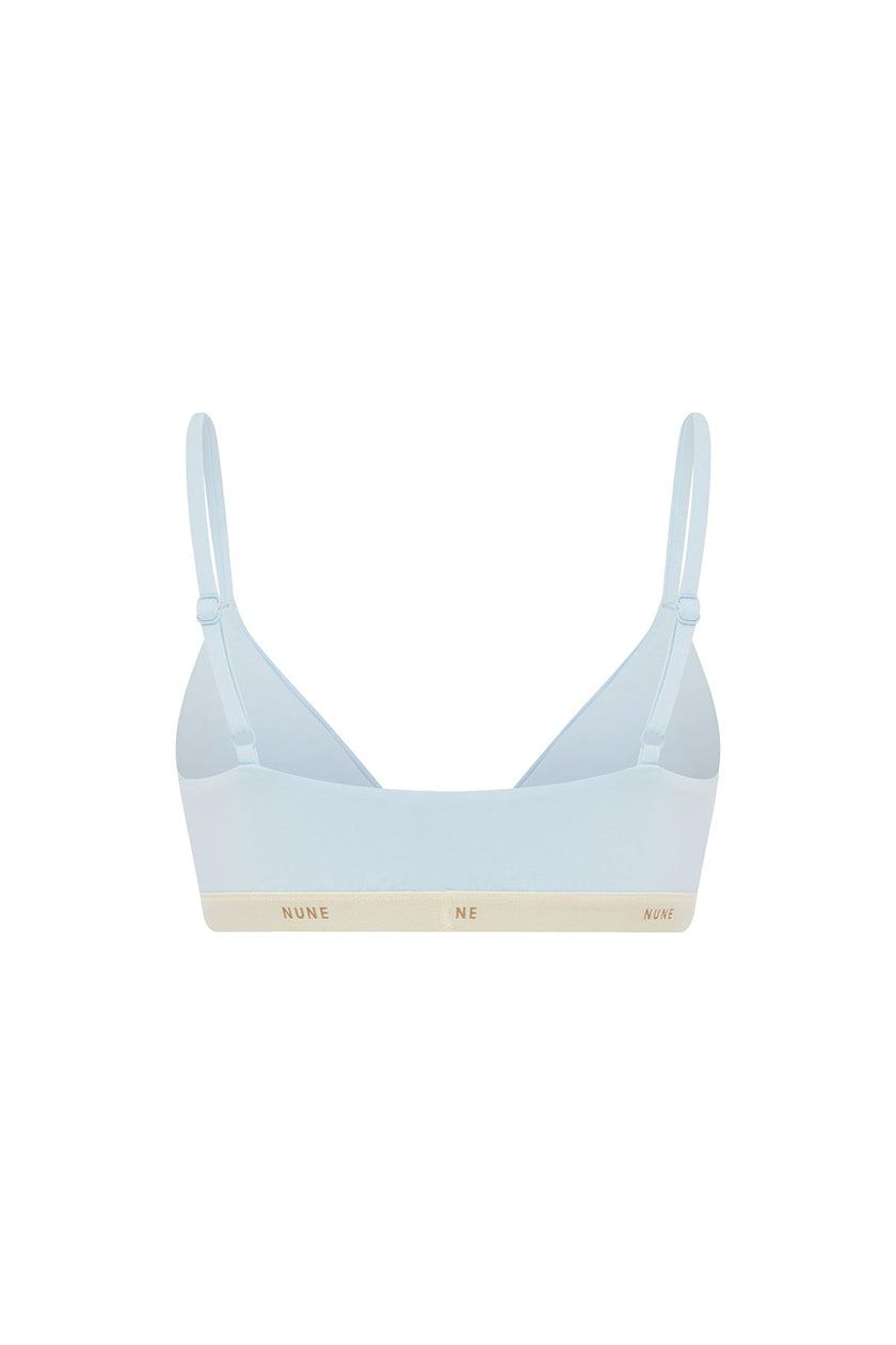 Triangle Bralette with a flattering low neckline and adjustable straps in daybreak silky-soft micromodal blend, back view