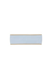 Daybreak padded, adjustable headband with Latte bind edging