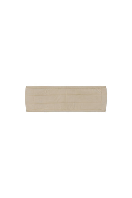 Latte padded, adjustable headband back view