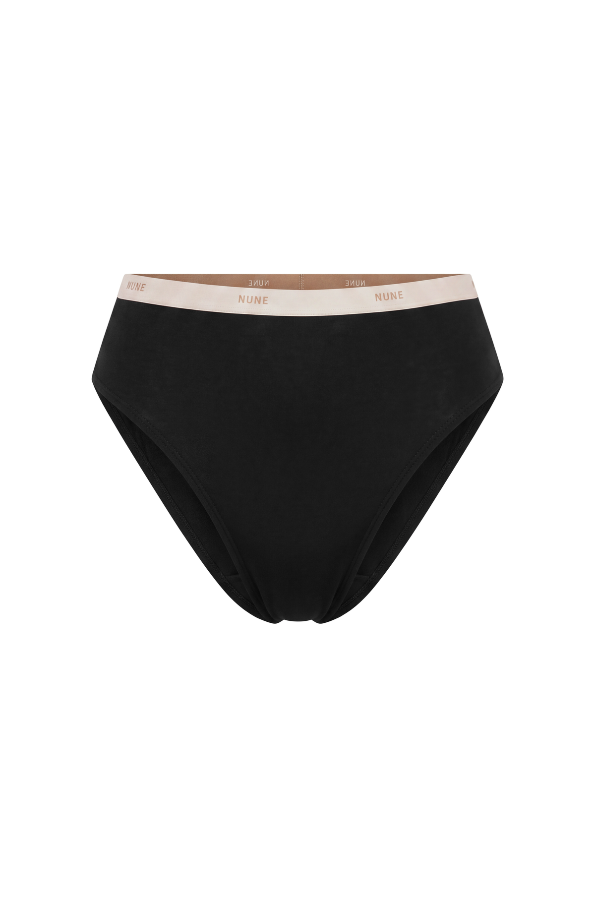 High Cut High Waisted  Brief - Black