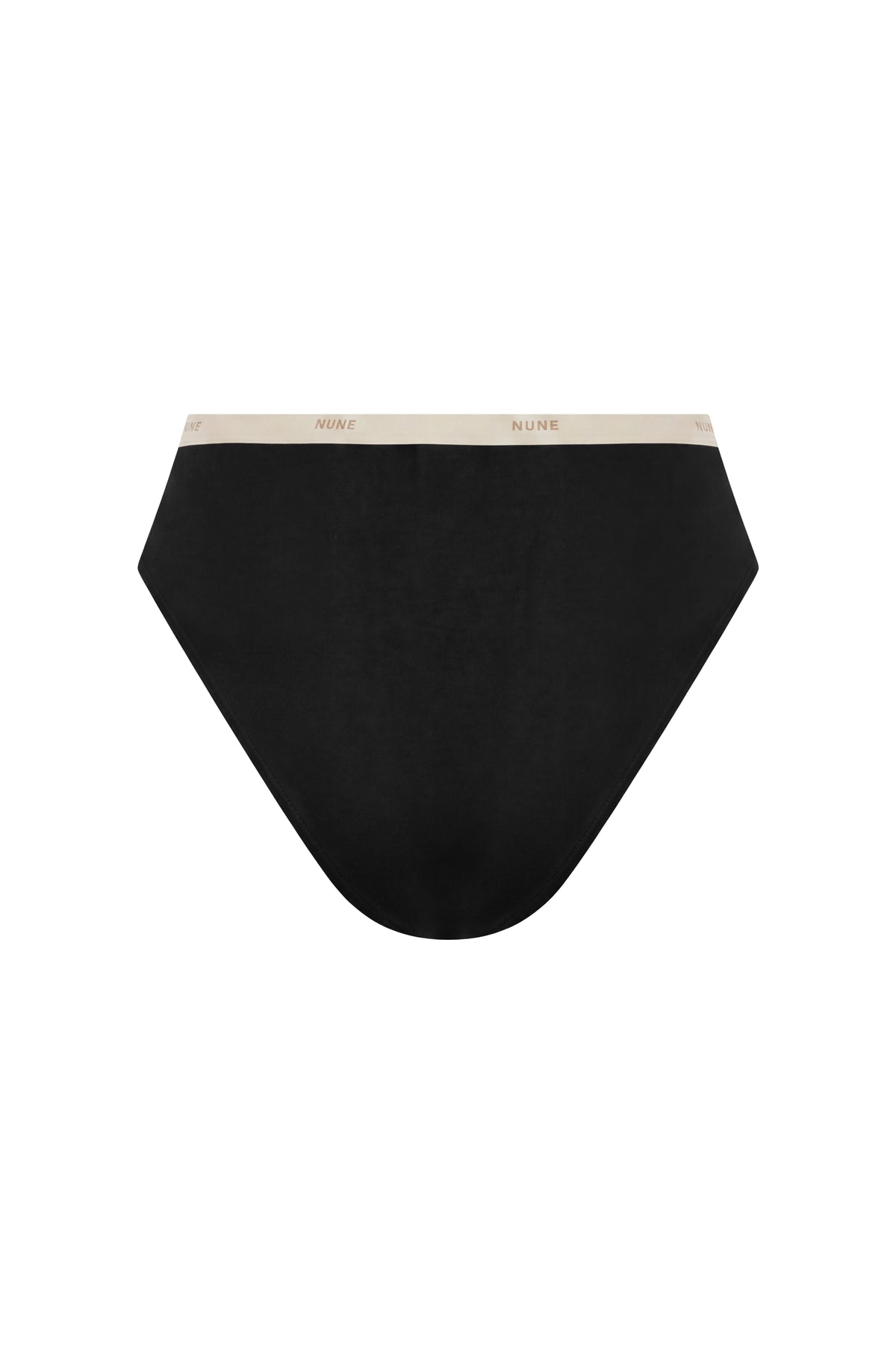 High Cut High Waisted  Brief - Black