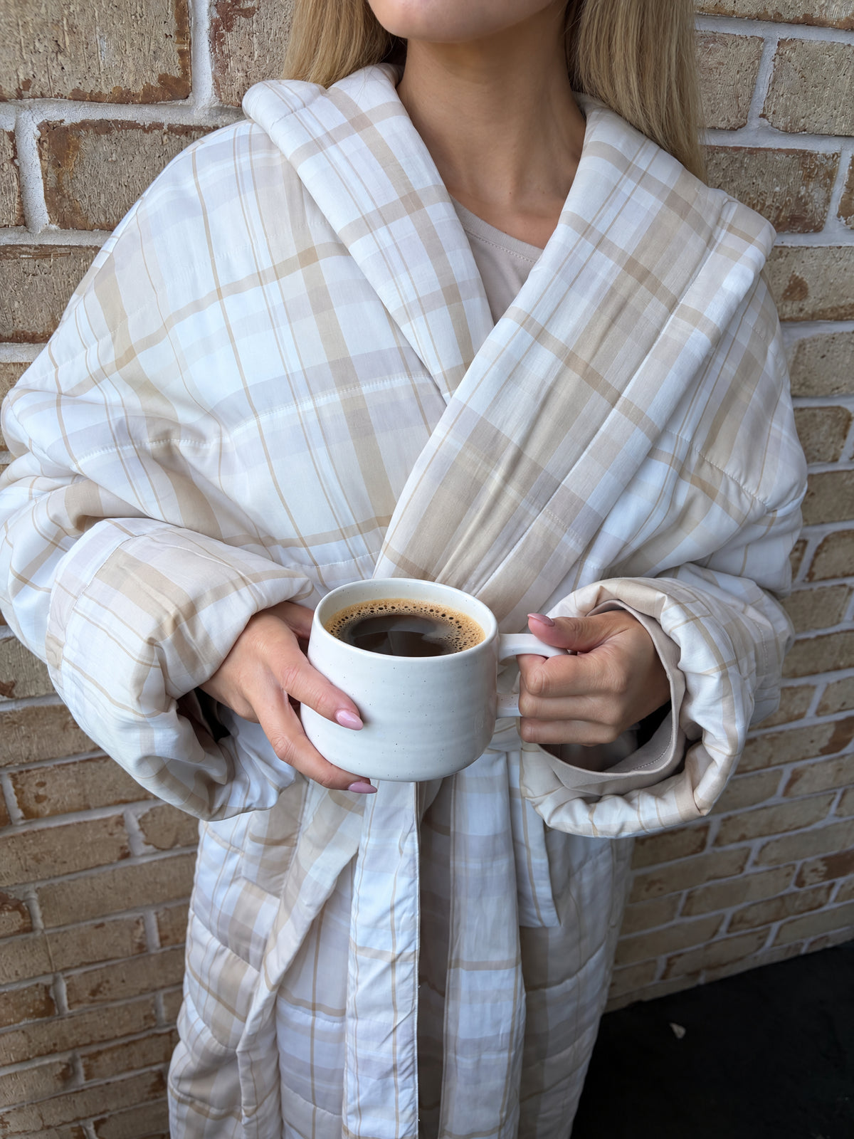 Doona Robe - Long - Oat Check